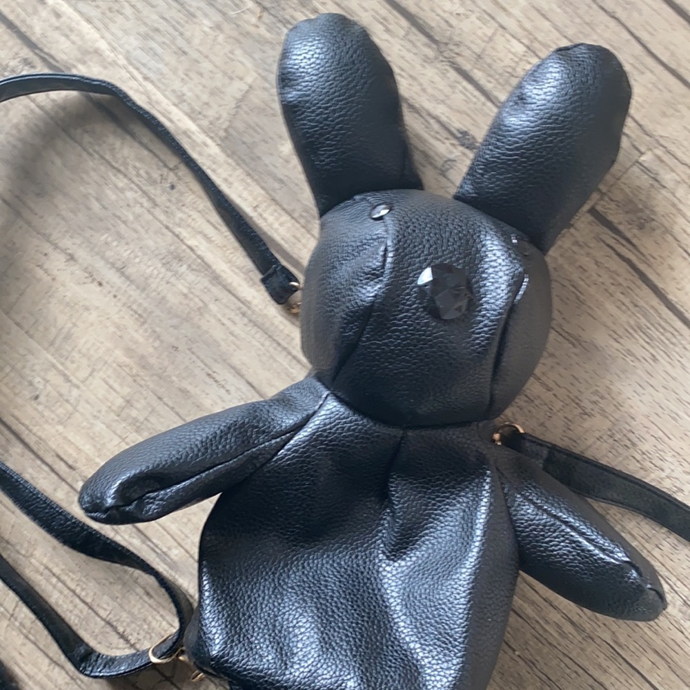 Vegan Leather Bunny backpack